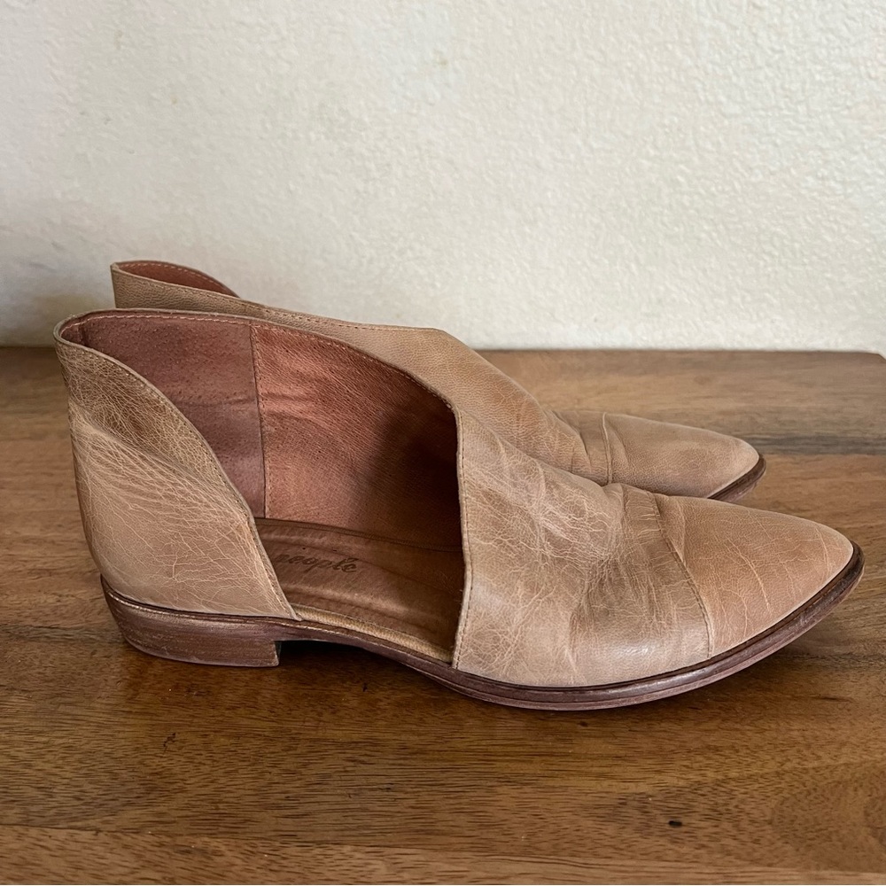 Free People Royale Flat in Tan Brown Size 39.5